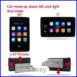 Rotatable 10.1In Single 1Din Android 9.1 Car MP5 Player Stereo Radio GPS WIFI BT