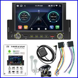 Single 1Din 6.2in Car Stereo Radio CarPlay Andriod Auto Touch Screen Bluetooth