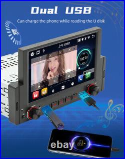 Single 1Din 6.2in Car Stereo Radio CarPlay Andriod Auto Touch Screen Bluetooth