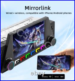 Single 1Din Car Stereo Radio Bluetooth USB AUX RDS Fit For OS/Android MP5 Player Single 1Din Car Stereo Radio Bluetooth USB AUX RDS Fit For OS/Android MP5 Player