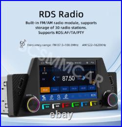 Single 1Din Car Stereo Radio Bluetooth USB AUX RDS Fit For OS/Android MP5 Player Single 1Din Car Stereo Radio Bluetooth USB AUX RDS Fit For OS/Android MP5 Player