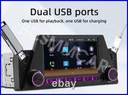 Single 1Din Car Stereo Radio Bluetooth USB AUX RDS Fit For OS/Android MP5 Player Single 1Din Car Stereo Radio Bluetooth USB AUX RDS Fit For OS/Android MP5 Player