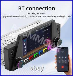 Single 1Din Car Stereo Radio Bluetooth USB AUX RDS Fit For OS/Android MP5 Player Single 1Din Car Stereo Radio Bluetooth USB AUX RDS Fit For OS/Android MP5 Player