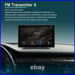 Touch Screen Car Stereo Player BT FM Transmitter For IOS CarPlay/Android Auto