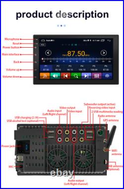Touch Screen Car Stereo Radio GPS Navigation Bluetooth WIFI Player WithRear Camera Touch Screen Car Stereo Radio GPS Navigation Bluetooth WIFI Player WithRear Camera