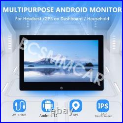 Touch Screen Vehicle Headrest Monitor WIFI Rear Seat Entertainment Video Player