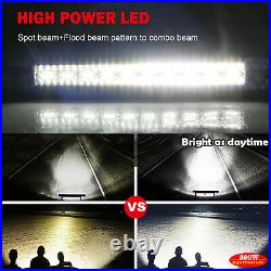 52 Inch 675W Tri-Row LED Work Light Bar - Flood/Spot Combo With Wiring Harness
