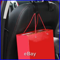 Universal Car Auto Back Seat Hook Hanger Bag Coat Purse Organizer Holder Black