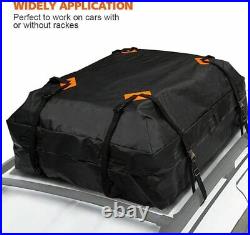 Universal Locking Roof Rack Cross Bars + 600L Travel Luggage Storage Cargo Bag