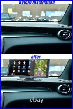 Vehicle Dash Cam Wifi For Carplay Android Auto Bluetooth Car DVR Video Recorder