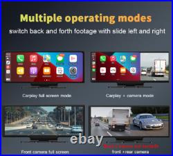 Vehicle Dash Cam Wifi For Carplay Android Auto Bluetooth Car DVR Video Recorder