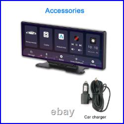 Vehicle Dash Cam Wifi For Carplay Android Auto Bluetooth Car DVR Video Recorder