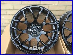 Vw Transporter T5 T6 T7 19 Inch Alloy Wheels Gloss Black Commercial Load Rated