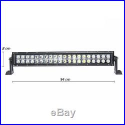 WOW 120W 22 LED Roof Lights Bar for Offroad Driving Car Truck SUV 4WD Lamp