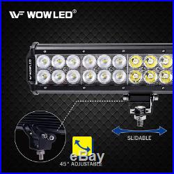 WOW 180W 28 CREE LED Work Light Bar Combo Offroad Truck Lamp Light + Wiring