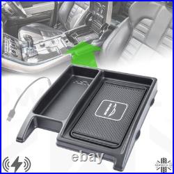 Wireless phone charging tray for Range Rover Sport L494 dash storage USB Fast QI