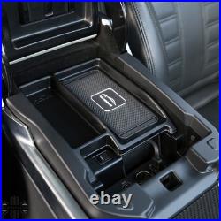 Wireless phone charging tray for Range Rover Sport L494 dash storage USB Fast QI