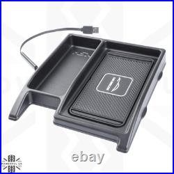 Wireless phone charging tray for Range Rover Sport L494 dash storage USB Fast QI