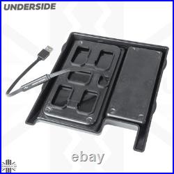 Wireless phone charging tray for Range Rover Sport L494 dash storage USB Fast QI