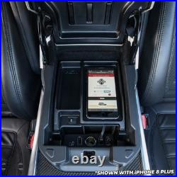 Wireless phone charging tray for Range Rover Sport L494 dash storage USB Fast QI